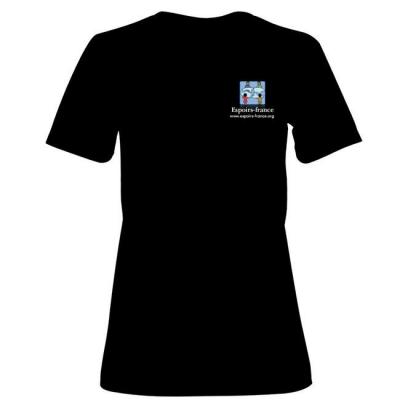T short femme noir recto